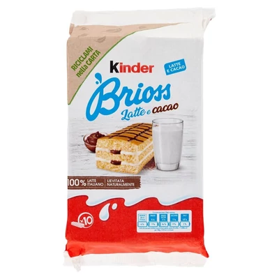 Kinder Brioss Latte e Cacao 10db-os 280g