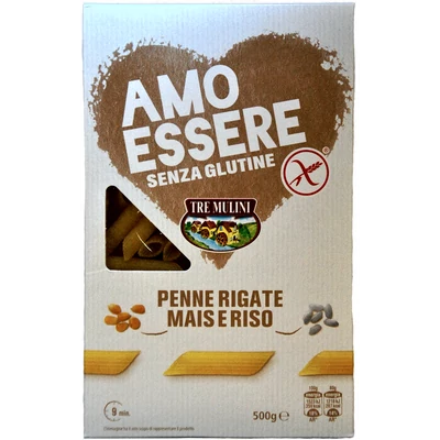 Tre Mulini Amo Essere Penne Rigate senza glutine 500g