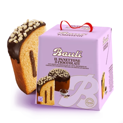 Bauli il Panettone 3 Cioccolati 750g