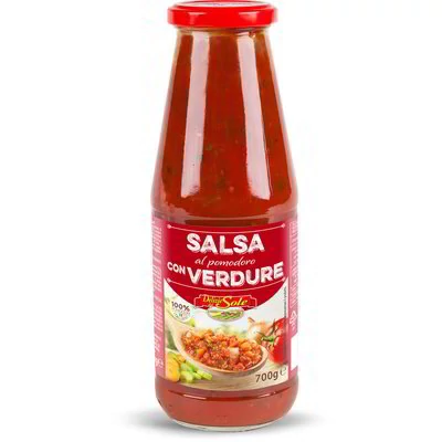 Delizie dal Sole Salsa al Pomodoro con Verdure 700g