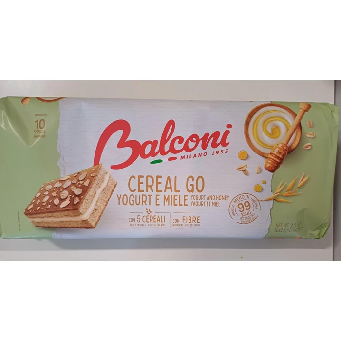 Balconi Cereal Go - Yogurt e MIele - 270g