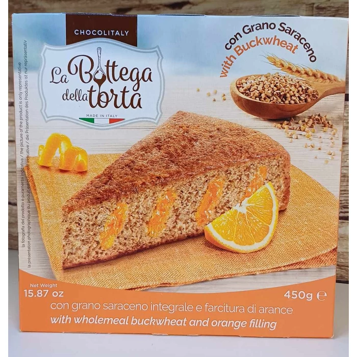 CHOCOLITALY La Bottega della Torta - Sütemény narancsos töltelékkel 400g