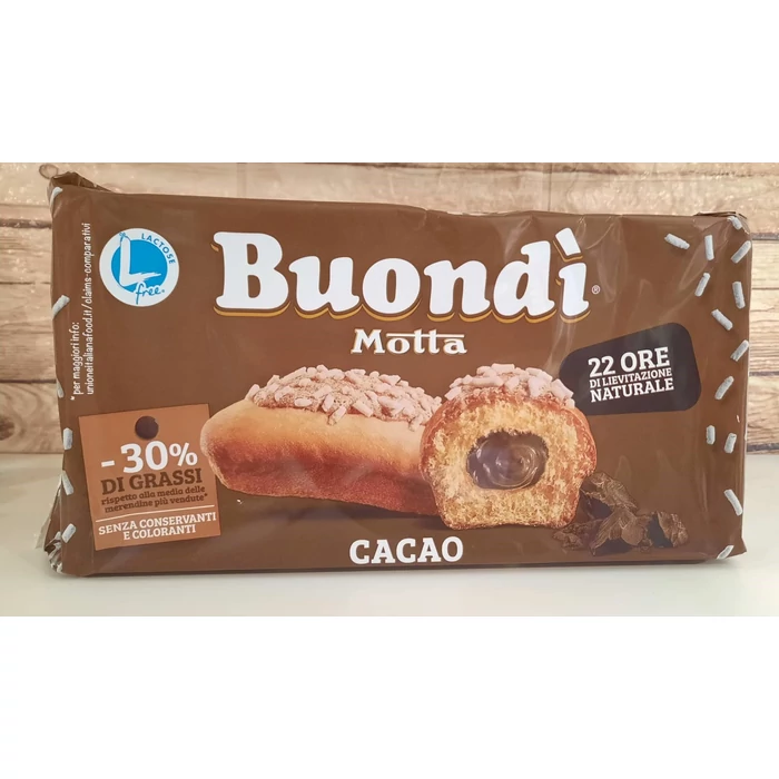 Motta Buondi Cacao - Kakaókrémmel töltött laktózmentes süti 258g