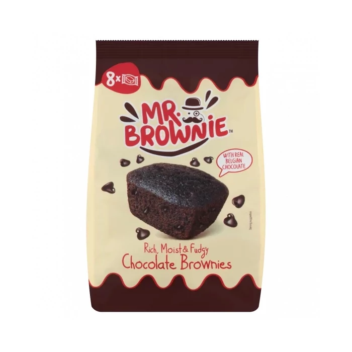 Mr. Brownie csokoládédarabos brownie 8x25 g (200 g)