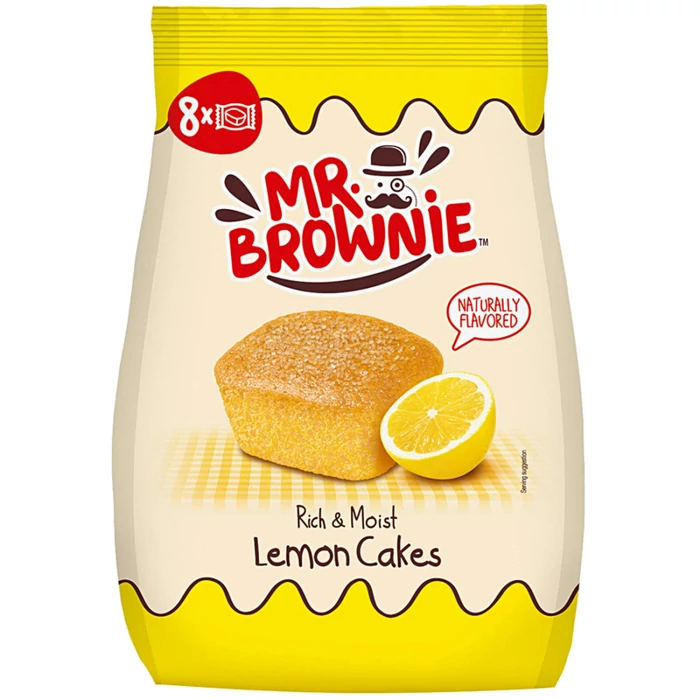 Mr. Brownie Lemon Cakes brownie 8x25 g (200 g)