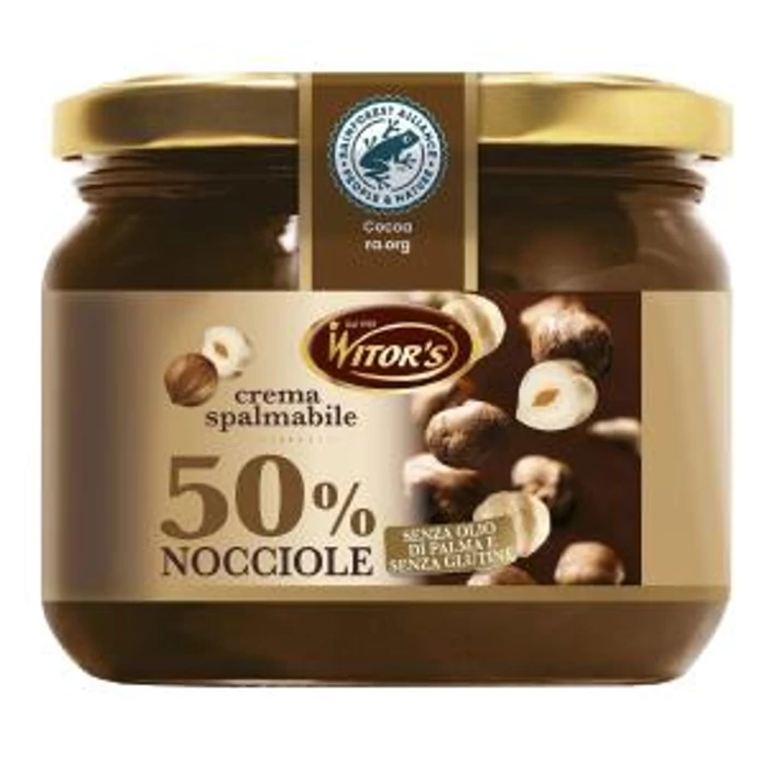 Witor's La Nocciole 50%-os mogyorókrém 220g