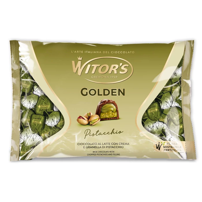 Witor"s Golden Pistacchio - Pisztáciás csokoládé praliné 800g