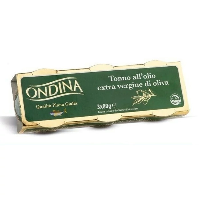 Ondina Tonno all'olio extra vergine di oliva 3x80g