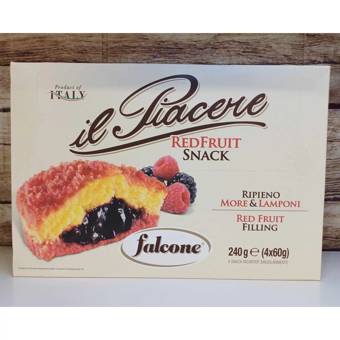 Falcone il Piacere Red Fruit snack 4x60g 240g