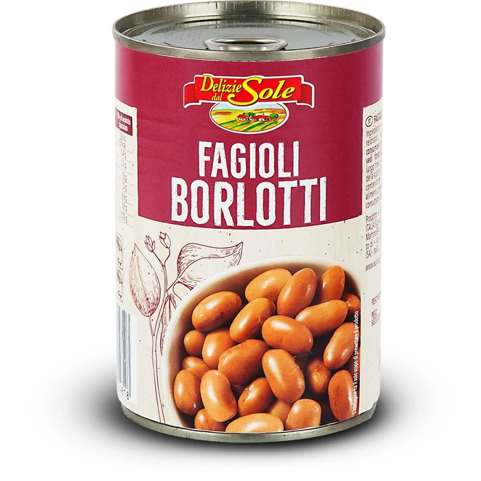 Delizie dal Sole Fagioli Borlotti 400g