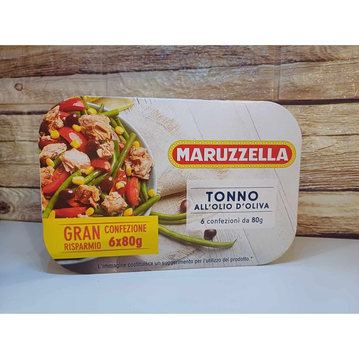 Maruzzella Tonno all' olio di oliva - Tonhalkonzerv olívaoljban 6x80g