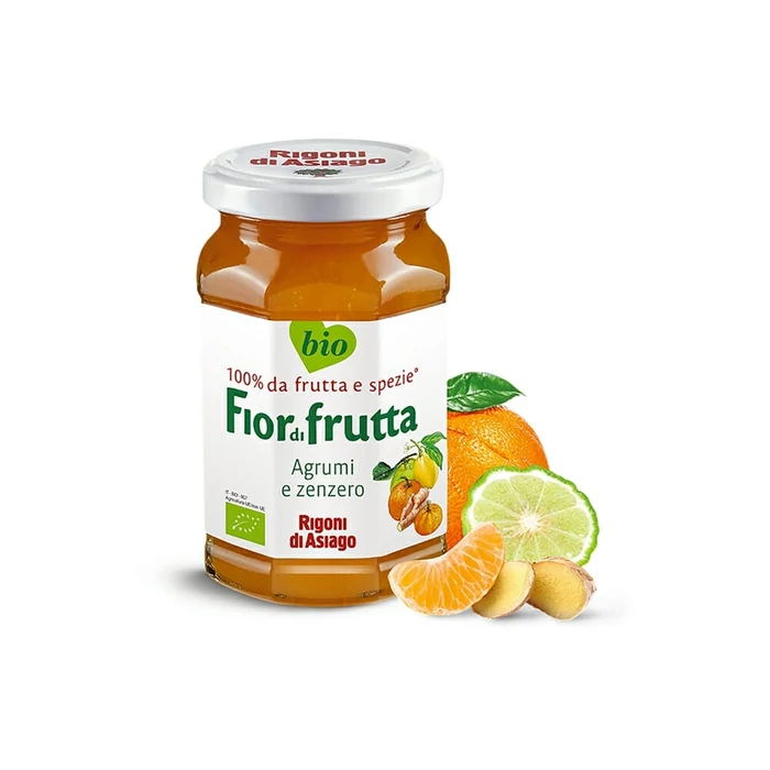 Rigoni Fior di Frutta Confettura Agrumi e Zenzero Bio 340g