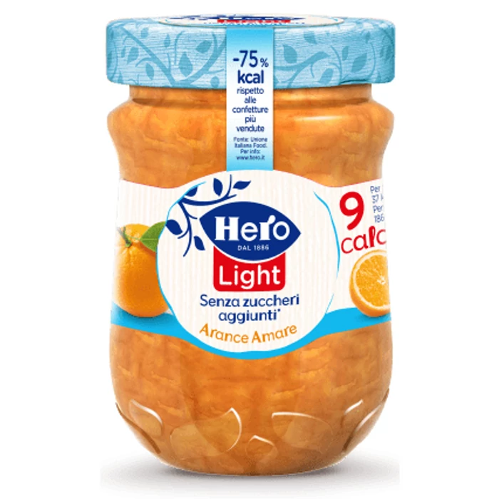 Hero Light Marmellata di Arance Amare light 280g