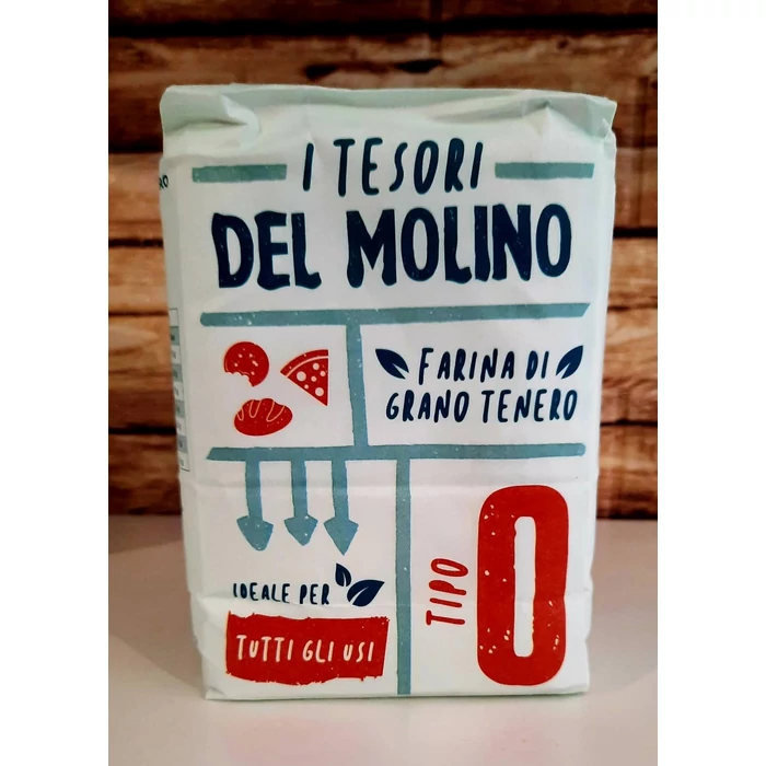 I Tesori Del Molino Farina di Grano Tenero TIPO "0" - Liszt 1kg