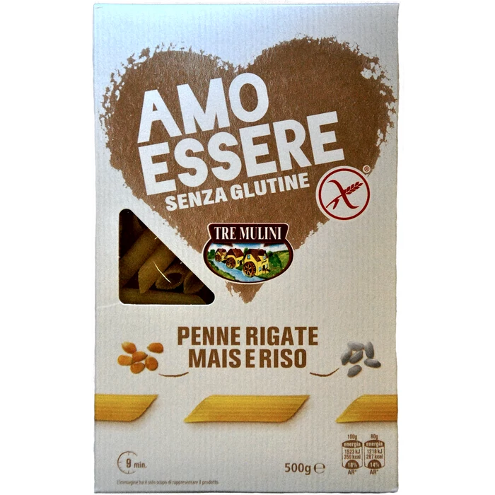 Tre Mulini Amo Essere Penne Rigate senza glutine 500g