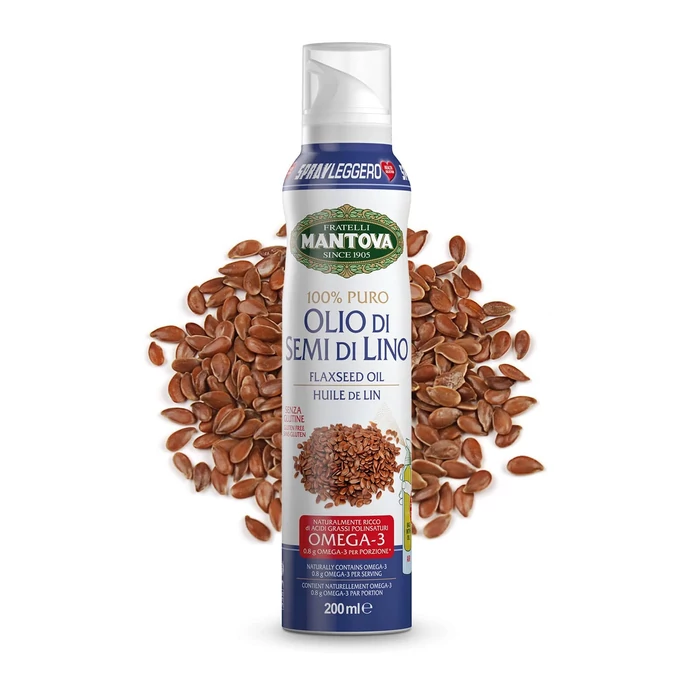 Mantova Olio di Semi di Lino spray - Lenmag olaj spray 200 ml