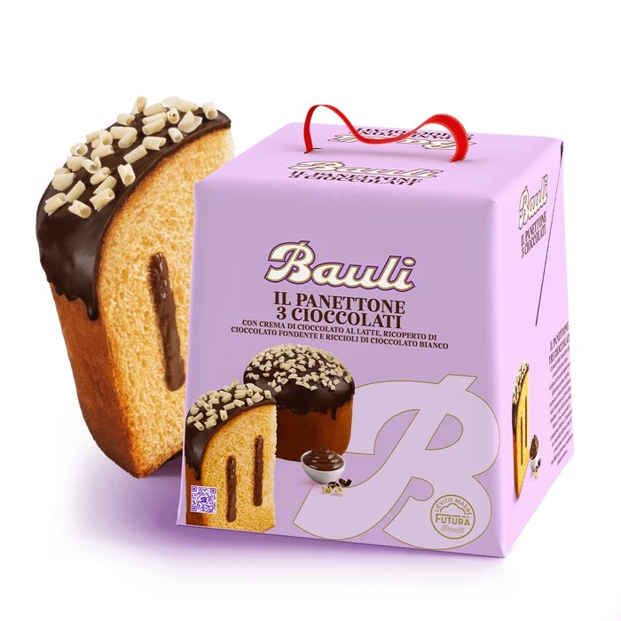 Bauli il Panettone 3 Cioccolati 750g