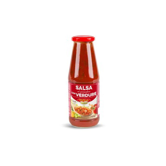 Delizie dal Sole Salsa al Pomodoro con Verdure 700g