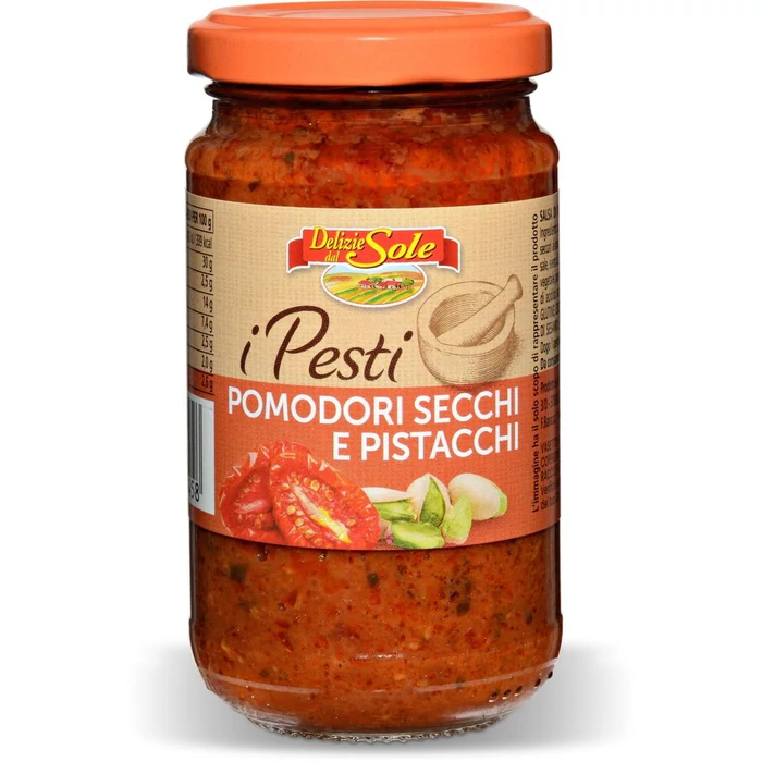 Delizie dal Sole Pesto con Pomodori Secchi e Pistacchi 190g
