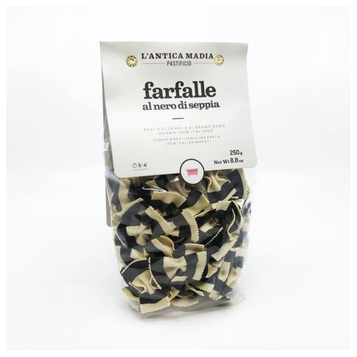 L'antica Madia Farfalle al Nero di Seppia 250g