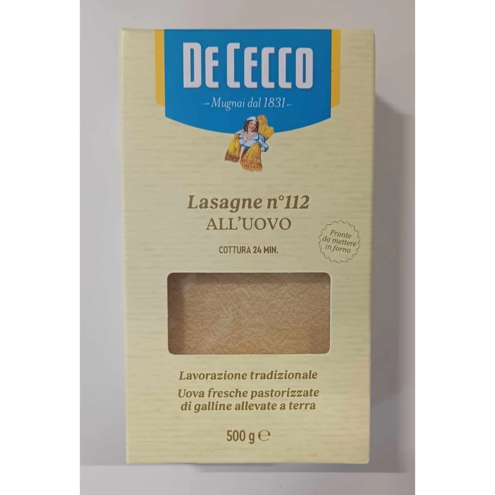 De Cecco Lasagne All' Uovo n.112 500g