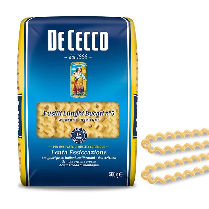 De Cecco Fusilli Lunghi Bucati n5 500g